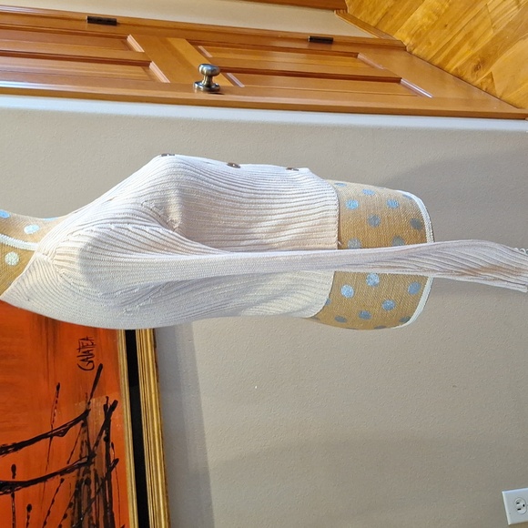 Free People Game On White Swan cropped ribbed balletcore cardigan - Picture 5 of 14